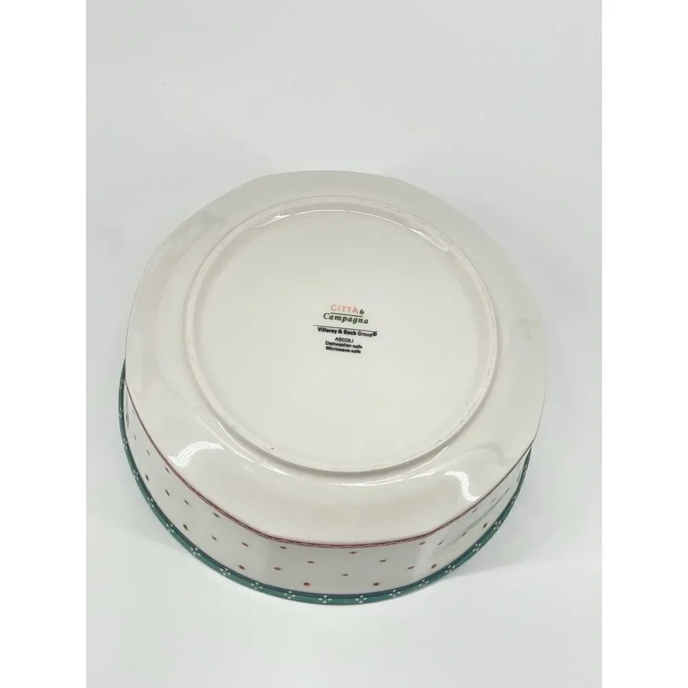 Villeroy & Boch Citta & Campagna Ascoli Large 10” Vegetable Serving Bowl